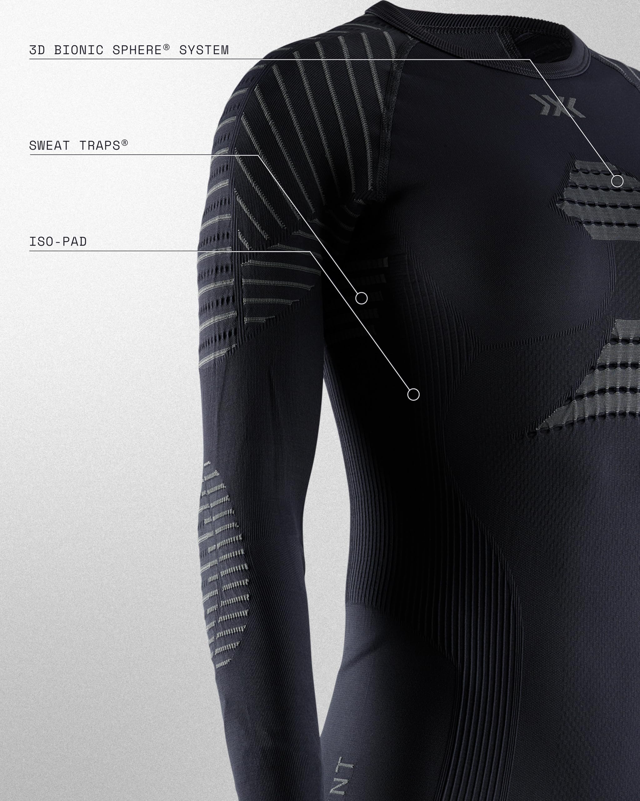 X-Bionic Invent 4.0 maglia termica donna bianco compressione