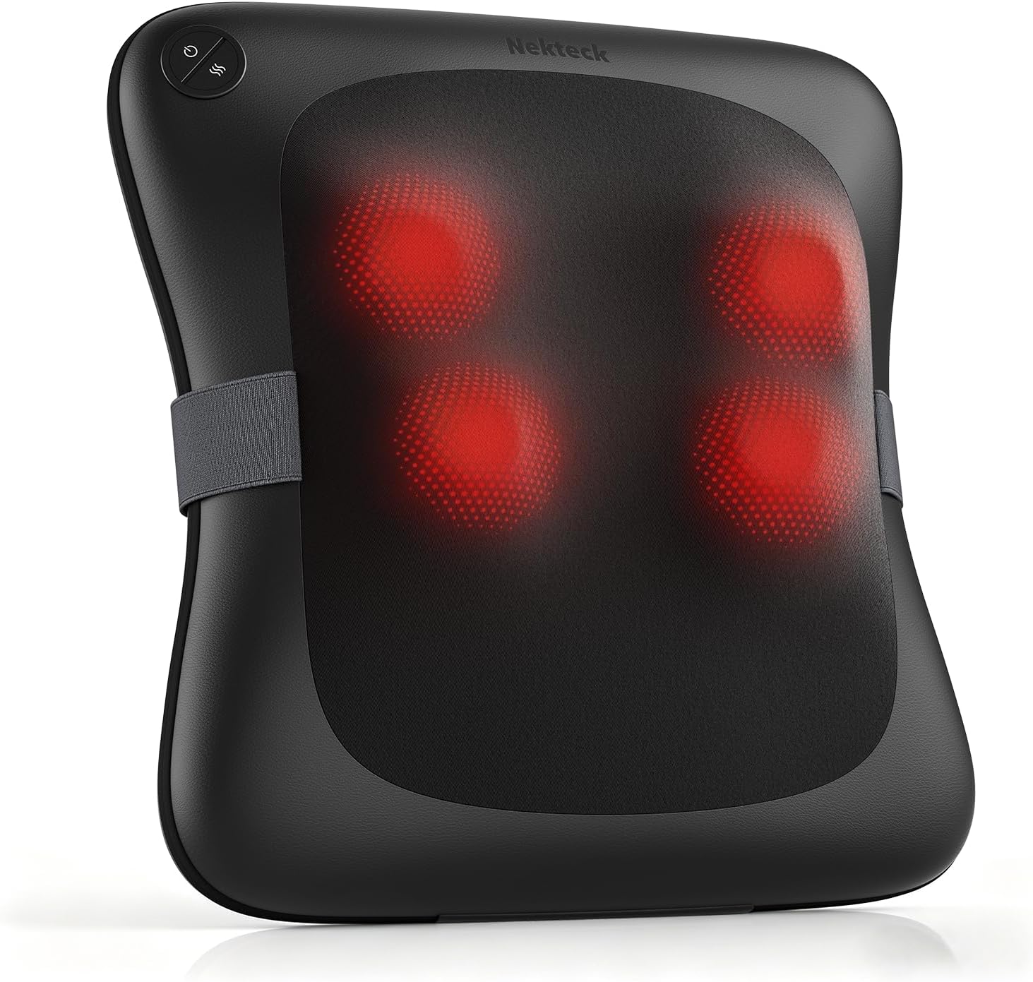 Nekteck Neck & Back Massager Cuscino Ricaricabile con Calore