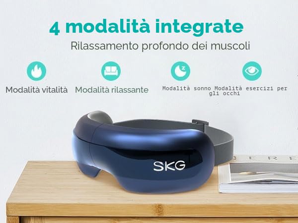 SKG E3 Pro Massaggiatore occhi con calore Bluetooth e musica