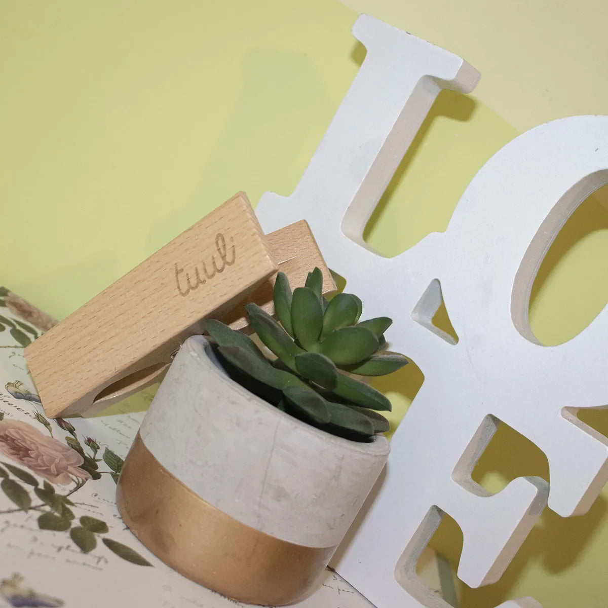 Tuuli set 2 mollette spiaggia legno personalizzate