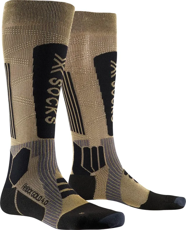 X-Socks Helixx Gold 4.0 Calze Sci 39-41 Termiche Nere Oro