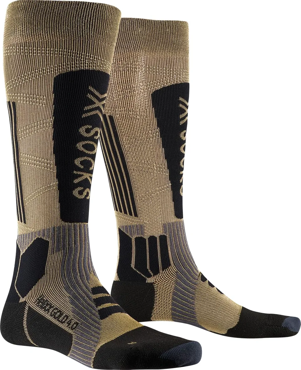 X-Socks Helixx Gold 4.0 Calze Sci 39-41 Termiche Nere Oro