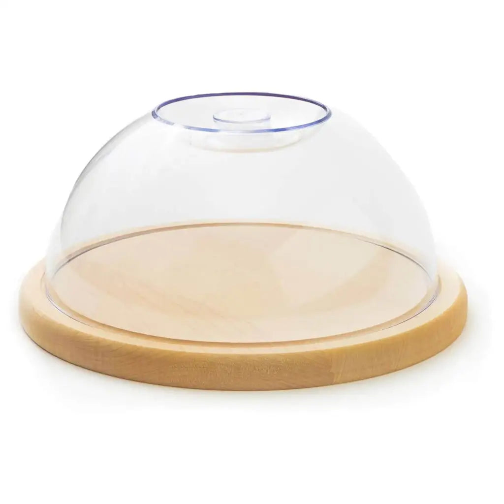 Tuuli Taglieri in legno rotondo faggio 24 cm con coperchio