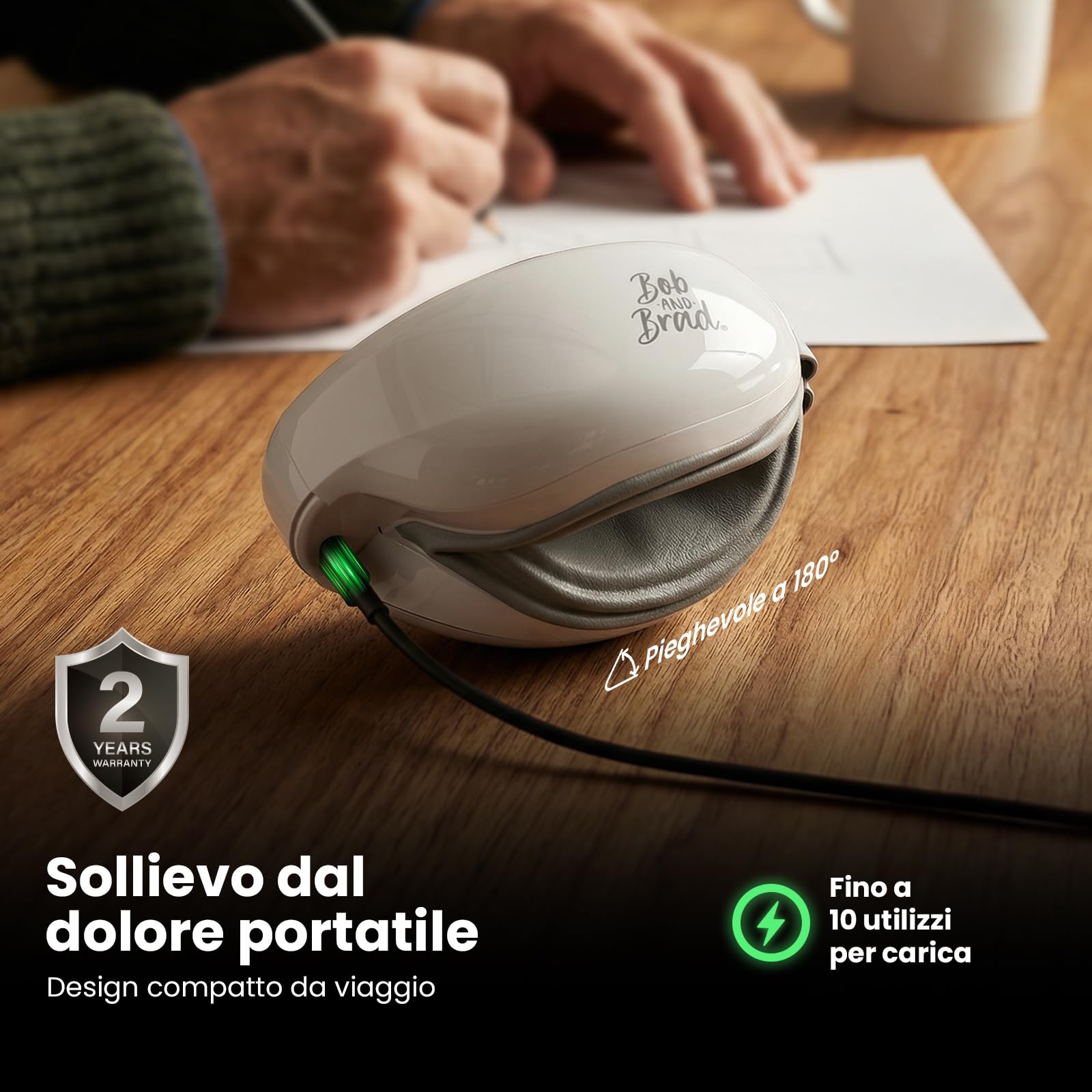 Bob and Brad Eye massaggiatore occhi bianco caldo e freddo bluetooth