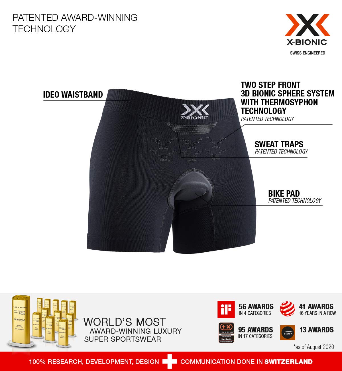 Bionic Energizer 4.0 Light Boxer Donna Pantaloncini bici con fondello