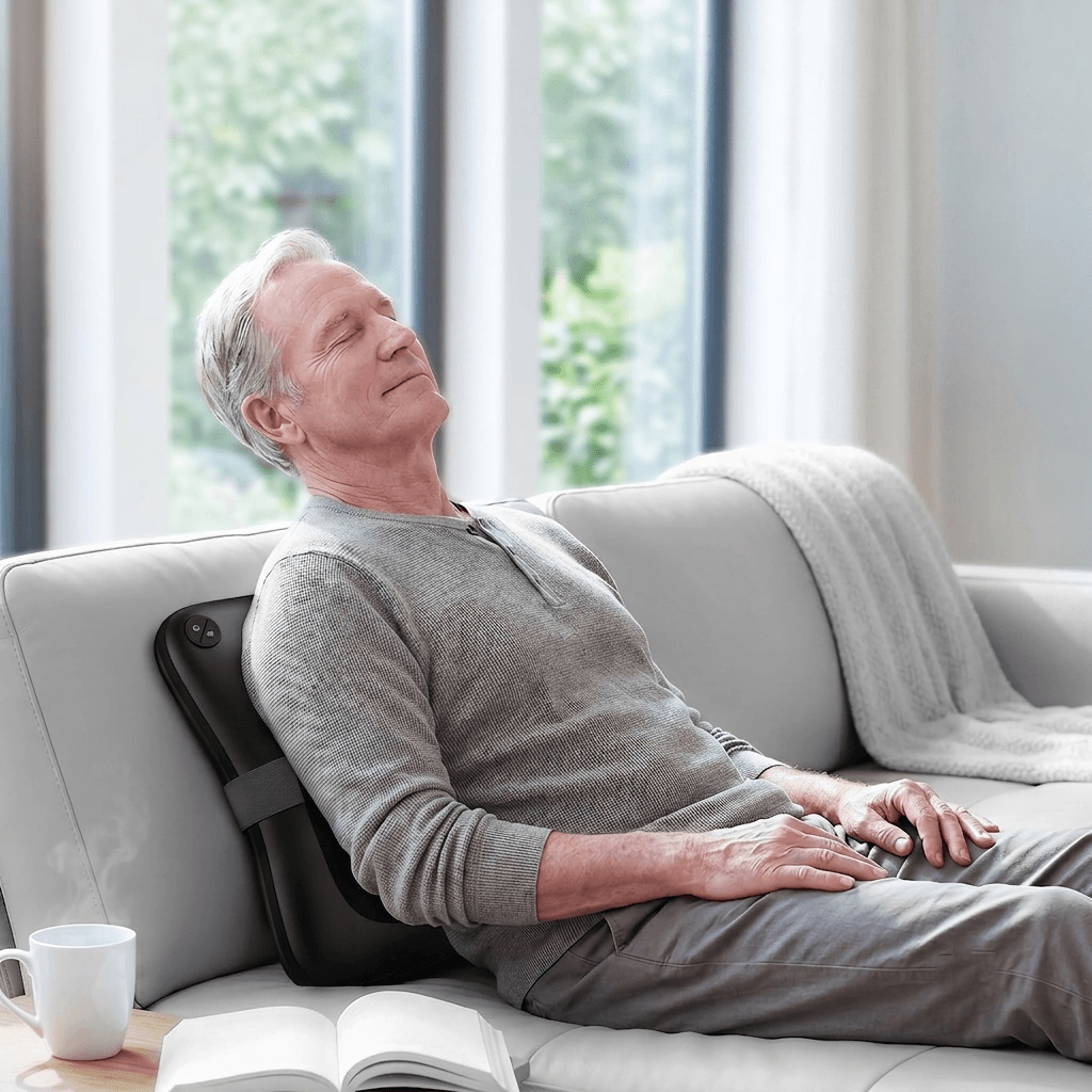 Nekteck Neck & Back Massager Cuscino Ricaricabile con Calore