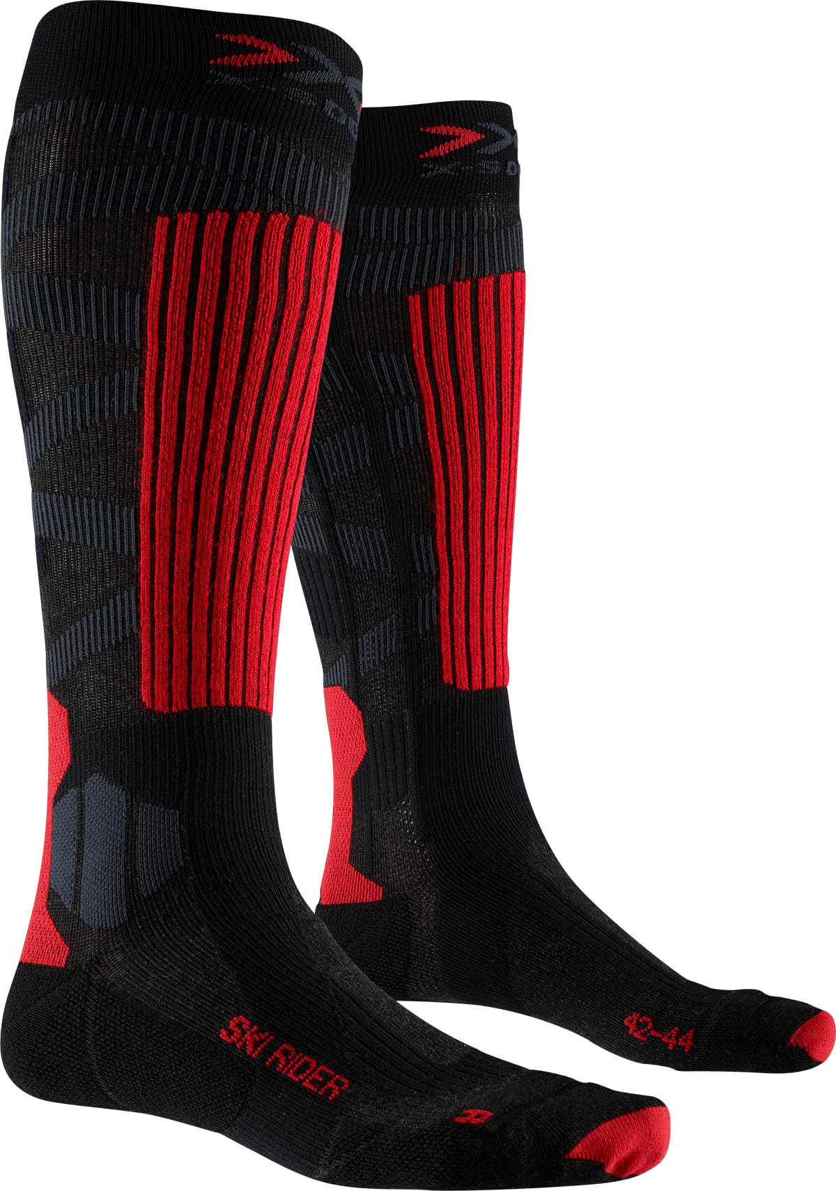 X-Socks Ski Rider 4.0 calze sci grigio arancione 35-38 termiche