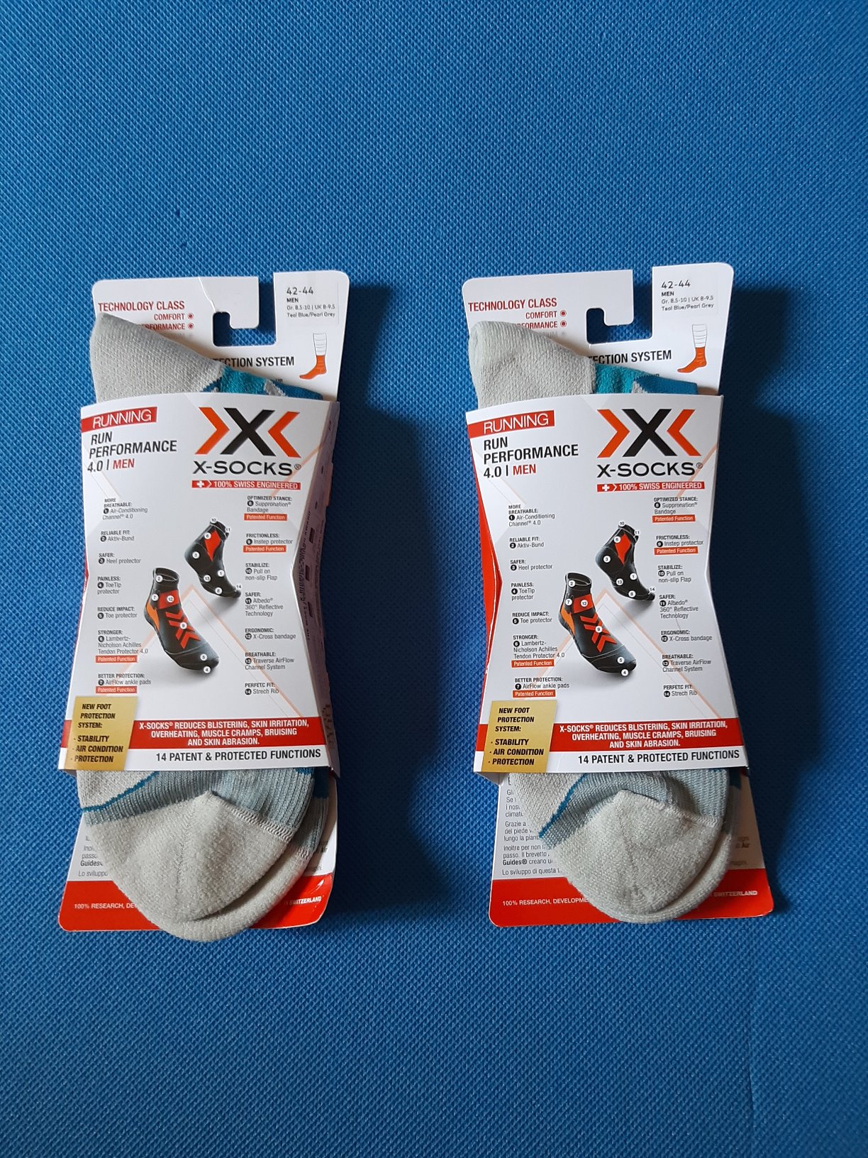 X-Socks Run Performance calzini running traspiranti neri