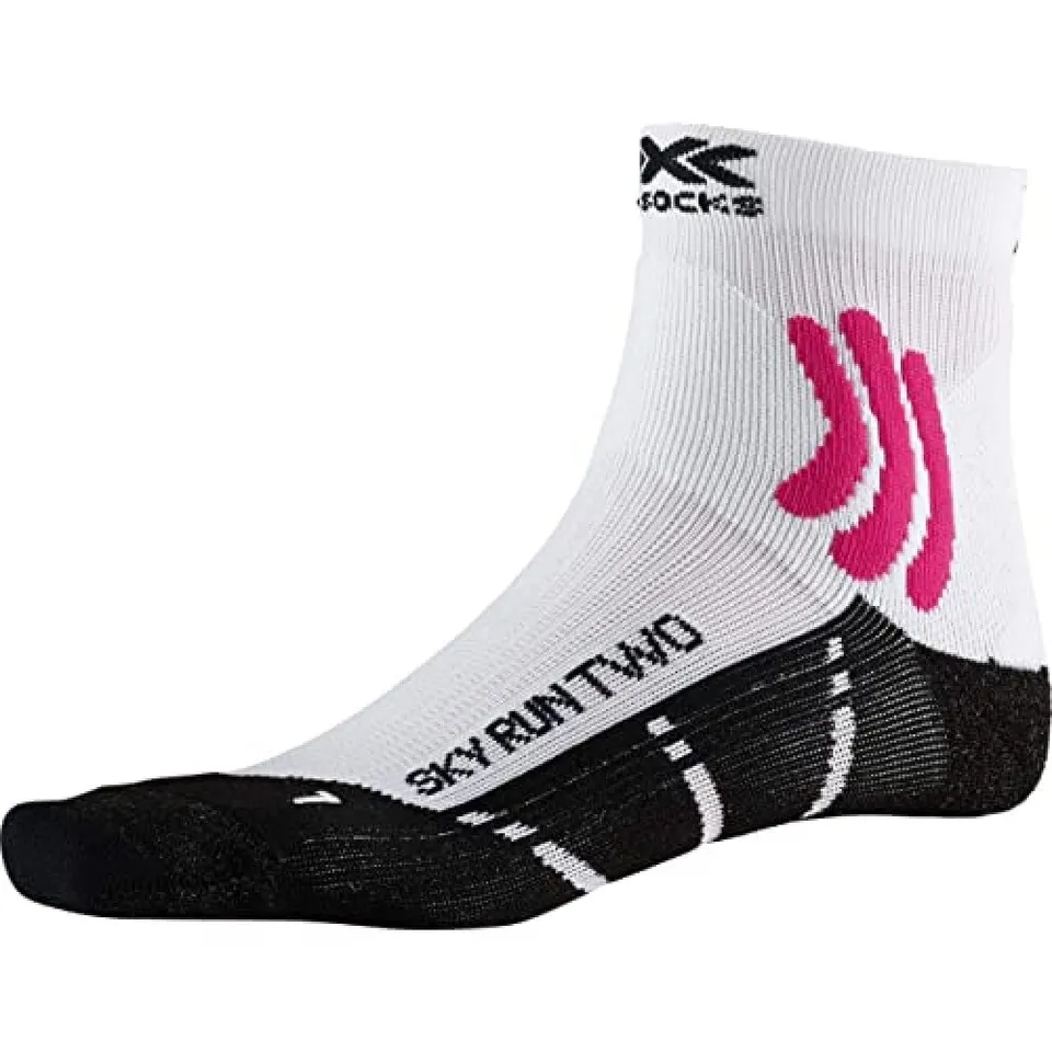 X-Socks Sky Run Two Calze running donna 37-38 Rosa Grigio
