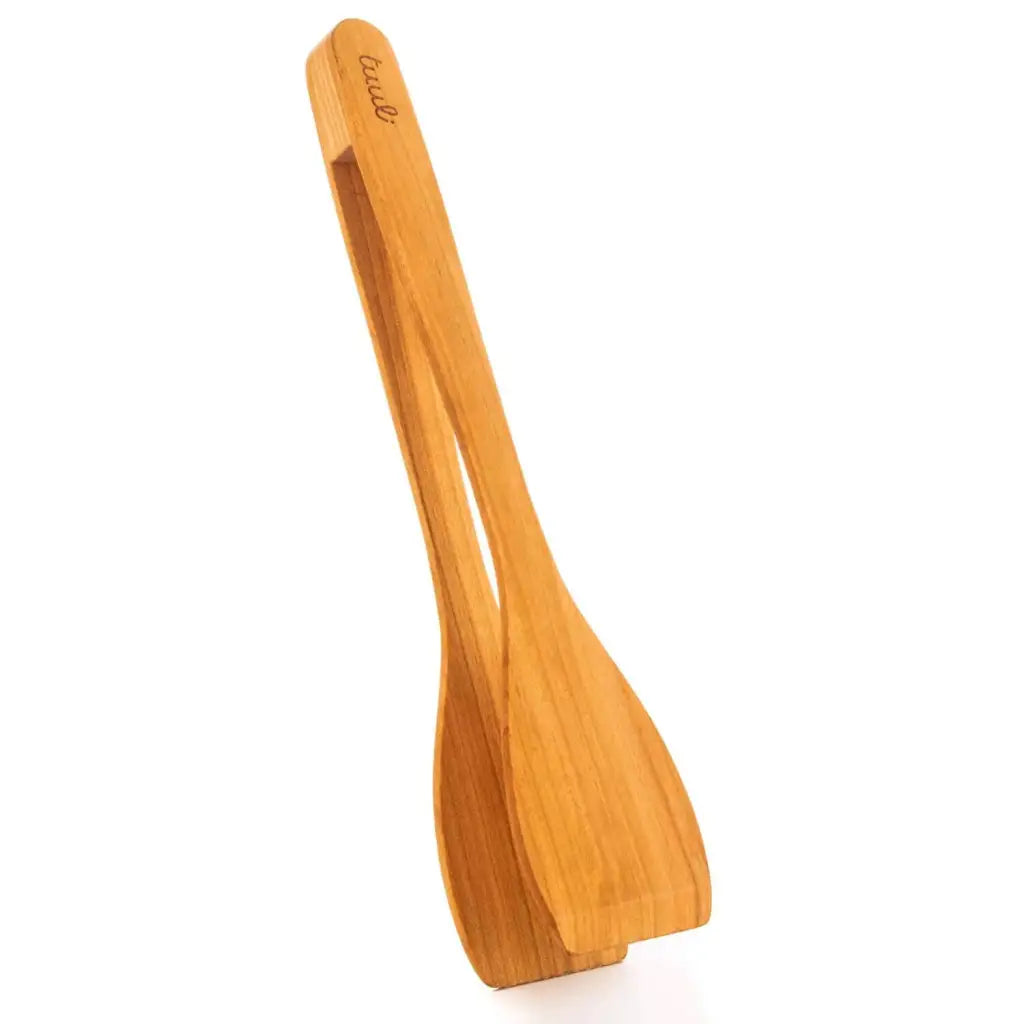 Tuuli pinze da barbecue legno ciliegio 30 cm incise