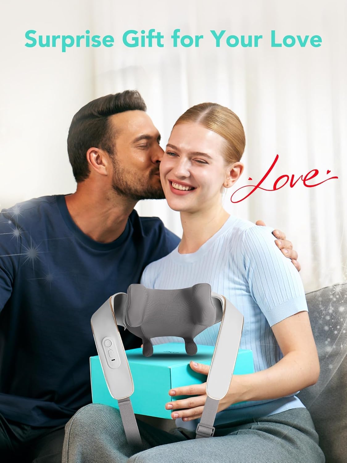 SKG H5 Mini Neck & Shoulder Massager 6D con calore