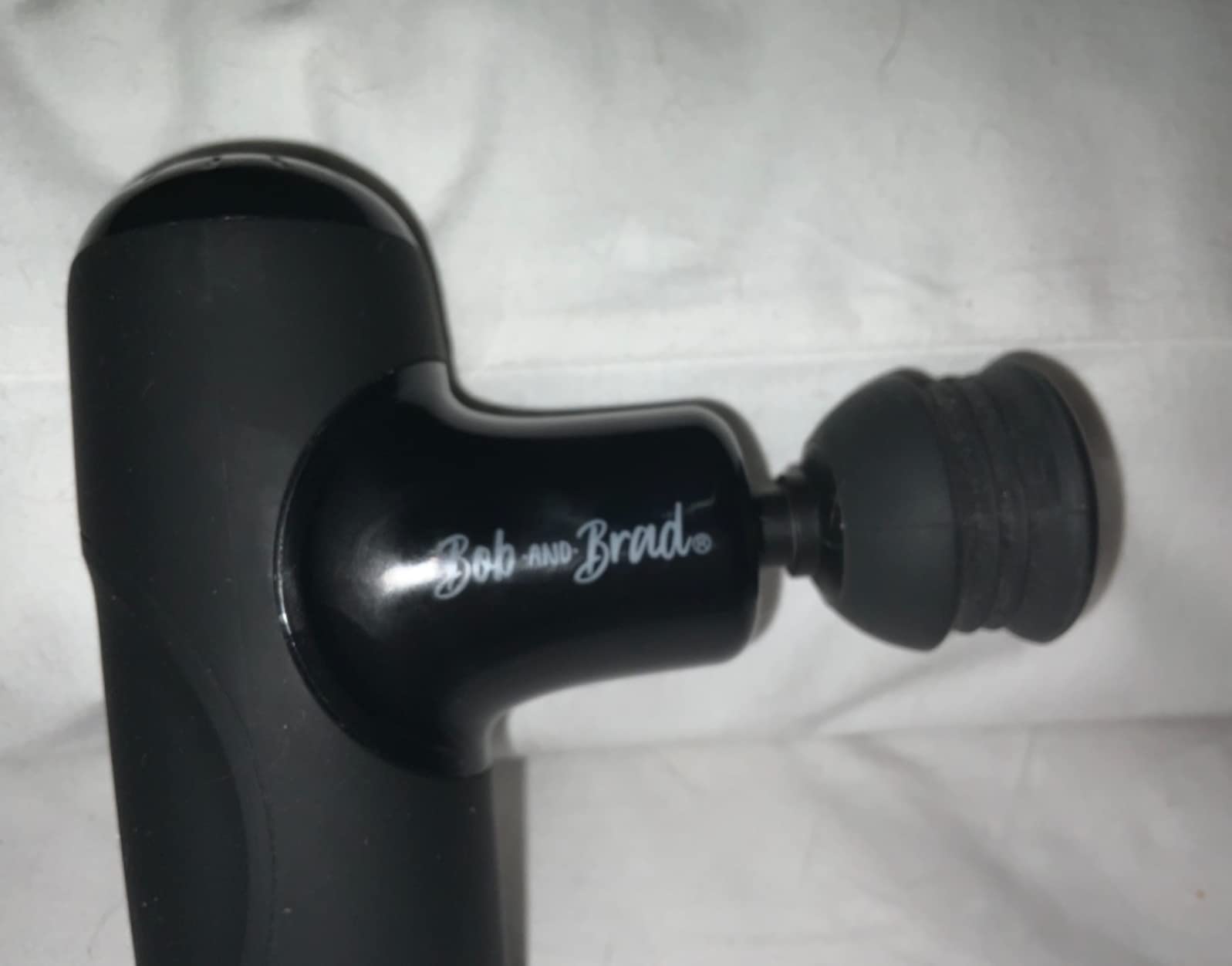 Bob and Brad Q2 Mini pistola massaggio Nero Classico 5 testine