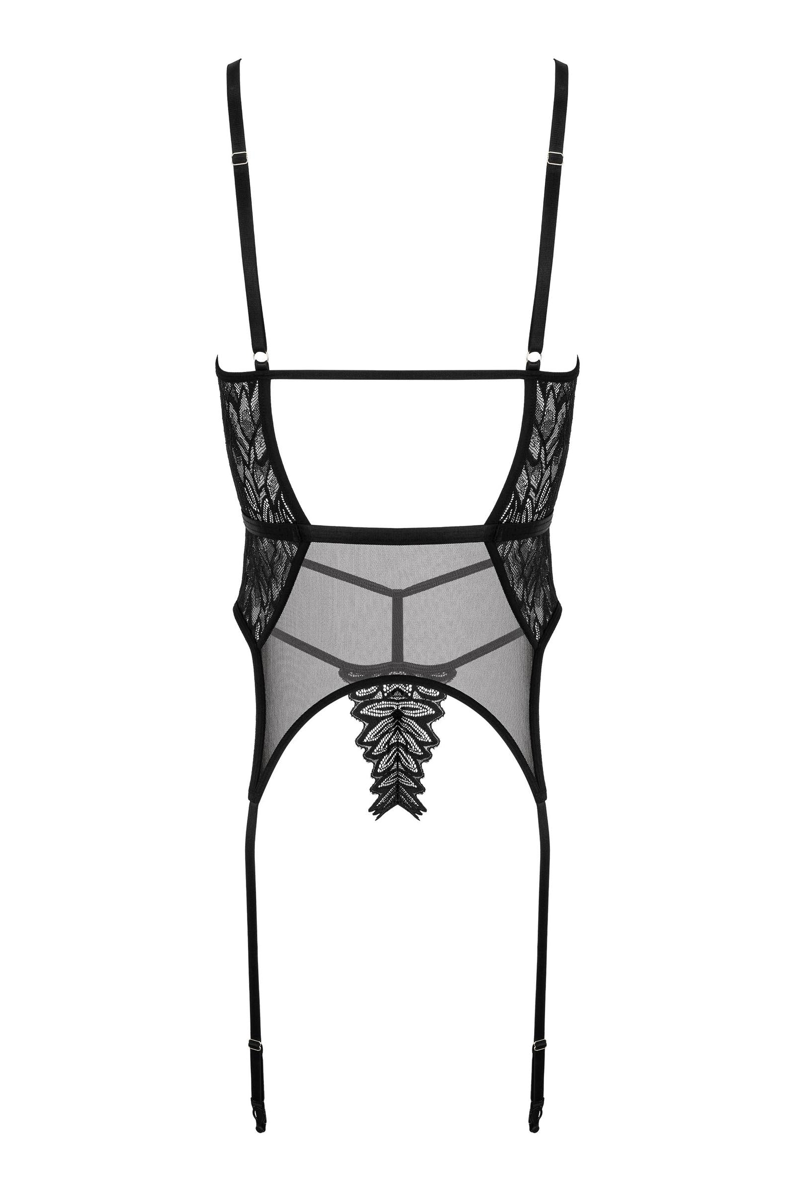 Kotek CO102 strapscorsage corsage nero set S/M