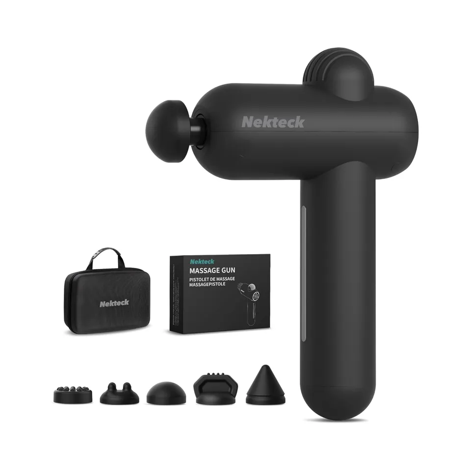 Nekteck Massage Gun pistola massaggio 5 testine 30 velocità