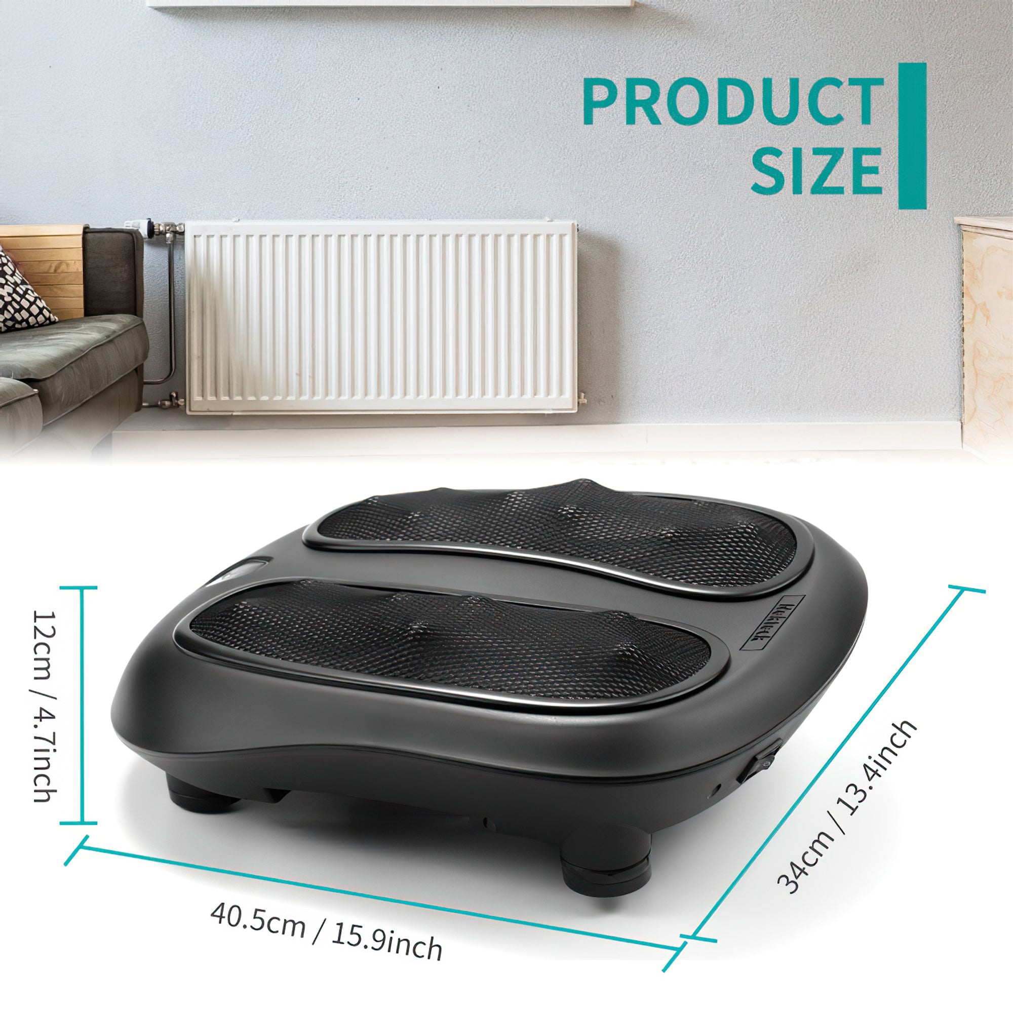 Nekteck Foot Massager massaggiatore piedi touch con calore regolabile