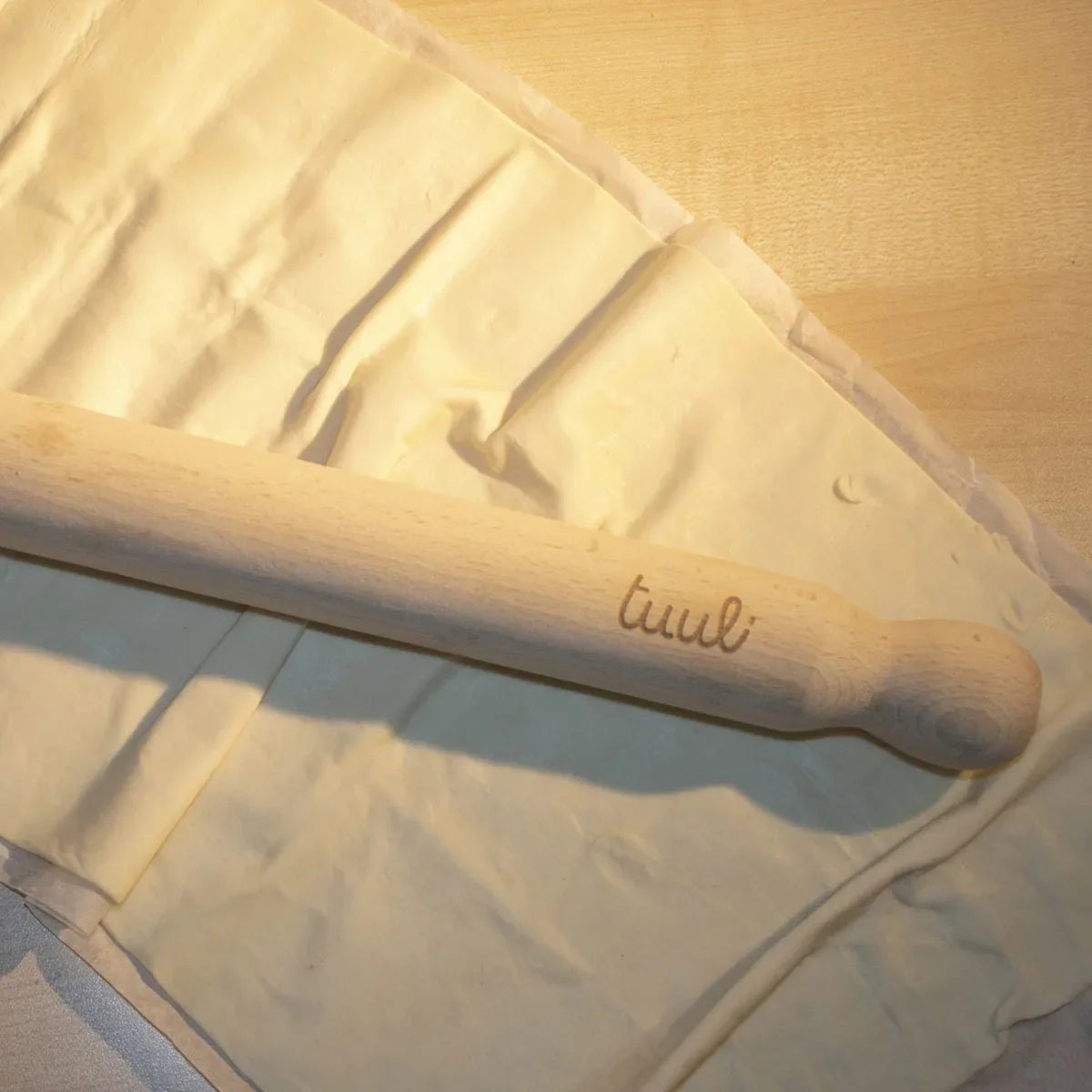 Tuuli Mattarello Faggio 40 cm Personalizzato Mattarello Legno Inciso
