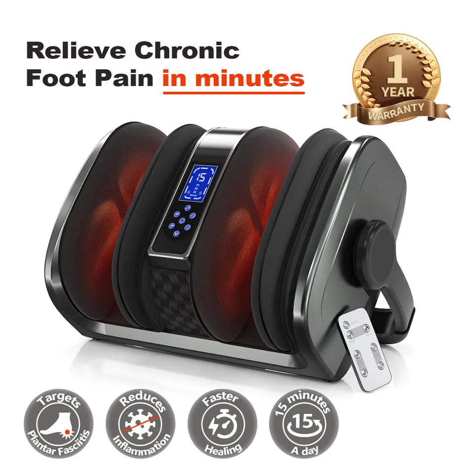 Tisscare 208 massaggiatore piedi shiatsu bianco con calore