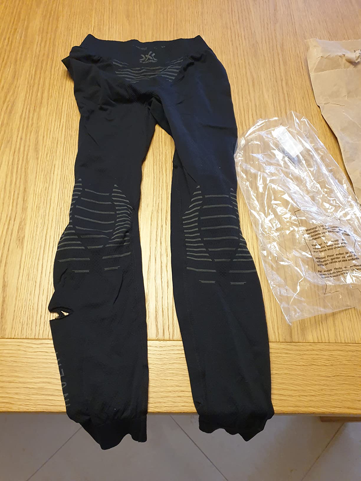 X-Bionic Invent 4.0 Pantaloni Termici Uomo L compressione
