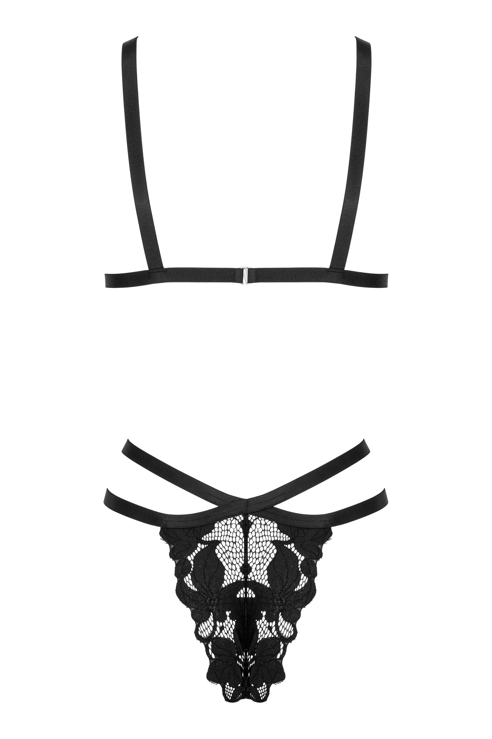 Kotek 2-teilige Sets TP103-2 Set Intimo Pizzo Nero S/M