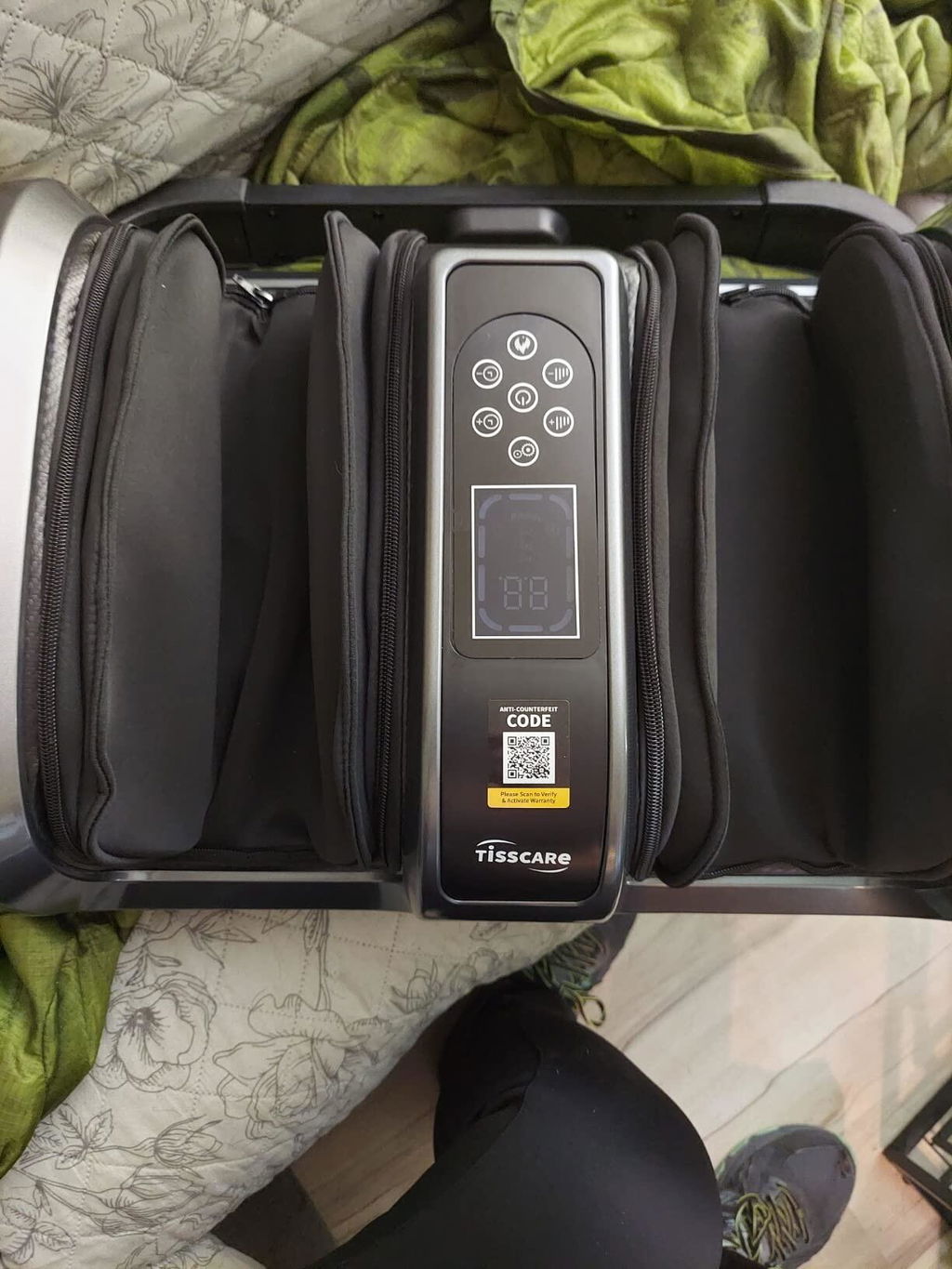 Tisscare Foot Massagers massaggiatore piedi shiatsu bianco 5 intensità