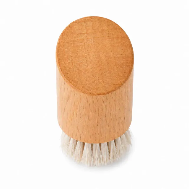 Tuuli Massaggiatori in legno Spazzola viso peeling crine