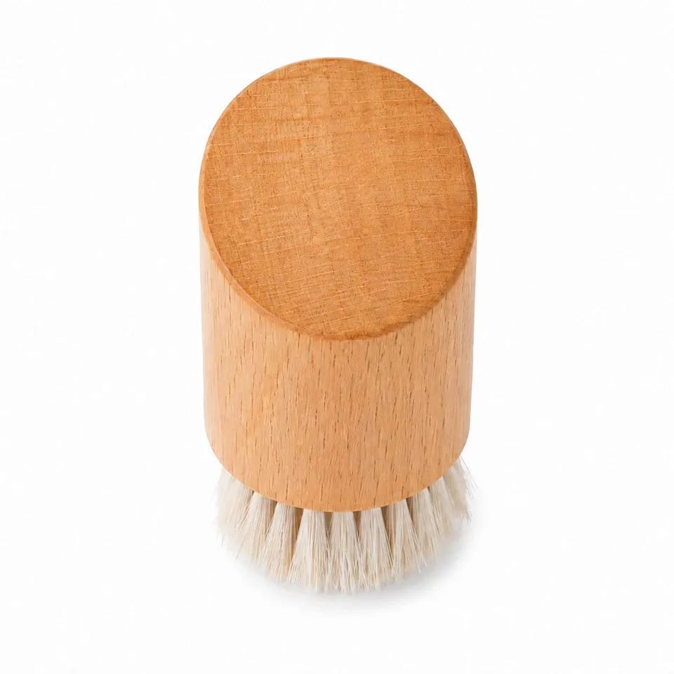 Tuuli Massaggiatori in legno Spazzola viso peeling crine