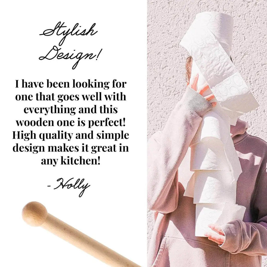 Tuuli Accessori casa Portarotolo cucina faggio 35 cm