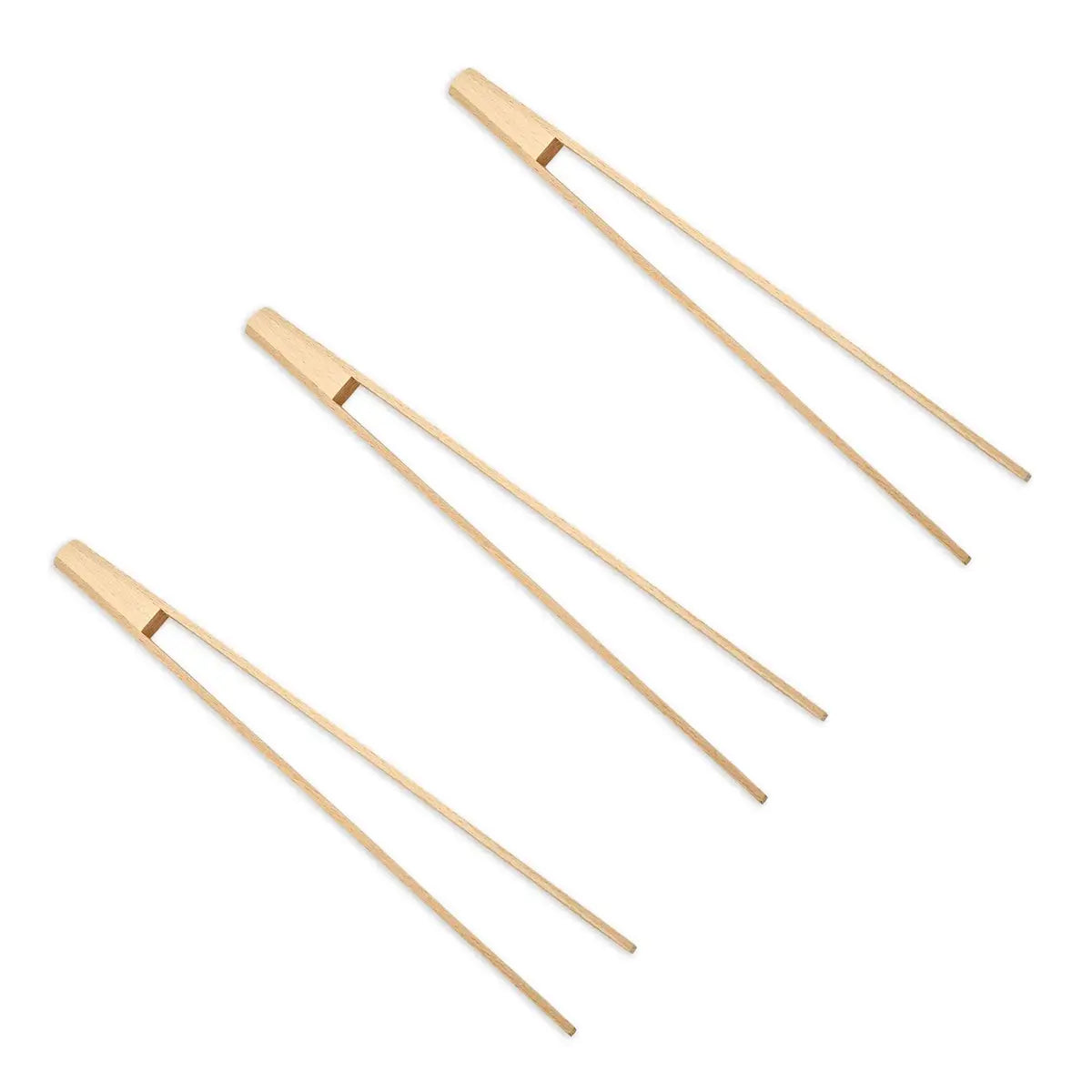 Tuuli Set Pinzette Cucina Faggio 30 cm Personalizzate 3 Pezzi Legno