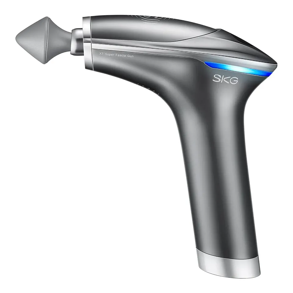 SKG X7-E Massage Gun pistola massaggio grigia tessuti profondi