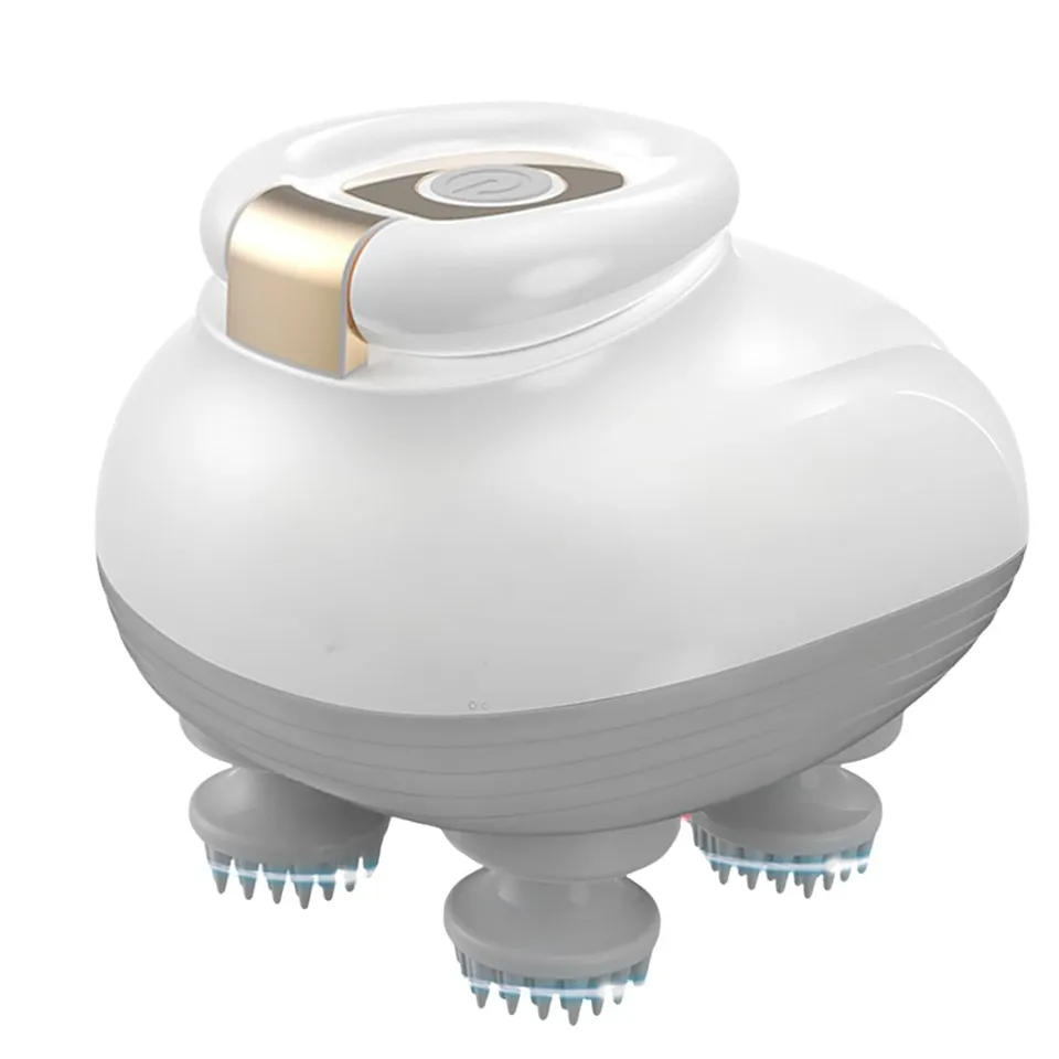 TISSCARE S1 Massaggiatore Elettrico Testa Silicone Luce Rossa