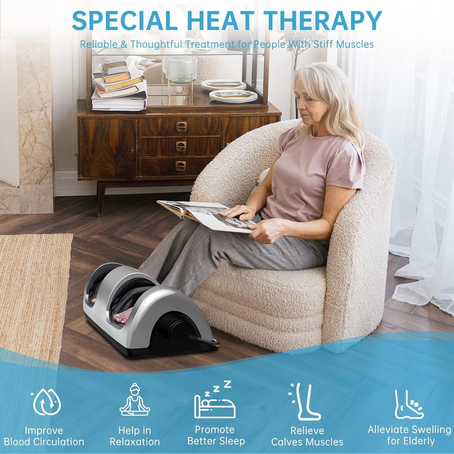 Tisscare Foot Massagers massaggiatore piedi shiatsu calore