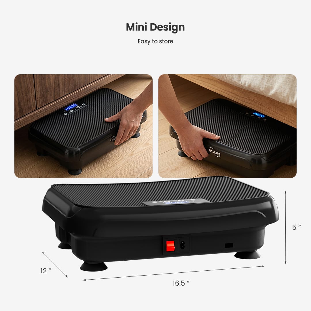TISSCARE Vibration Plate mini pedana vibrante casa