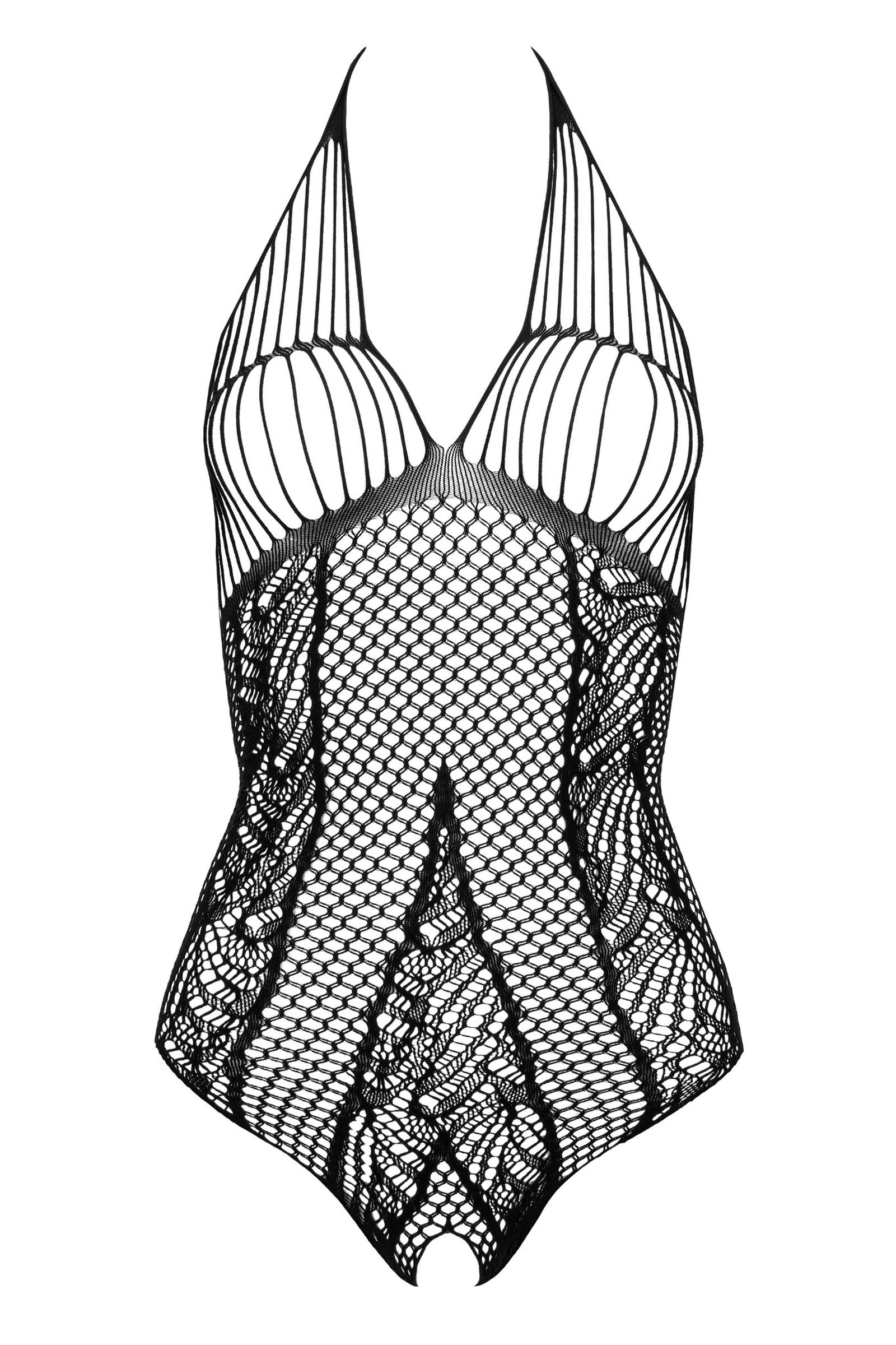 Kotek Body Rete Nero S/M/L Cavallo Aperto