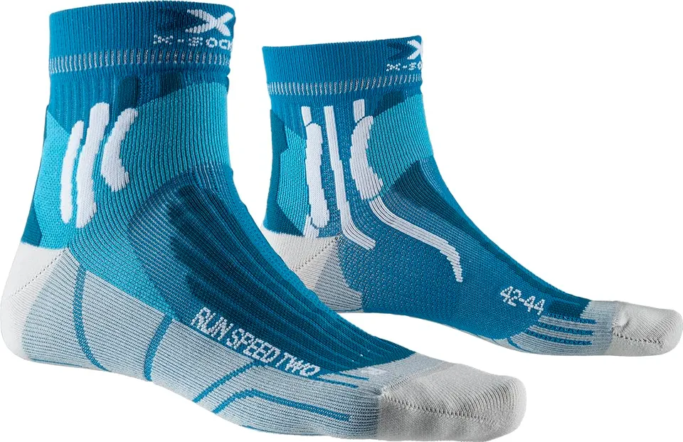 X-Socks Run Calze Running 42-44 Blu ventilate unisex