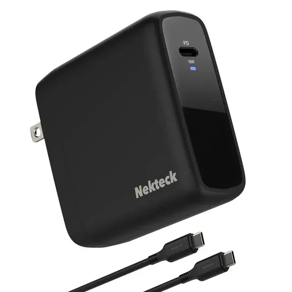Nekteck Accessories & Charger Caricatore Muro GaN 100W PD 3.0
