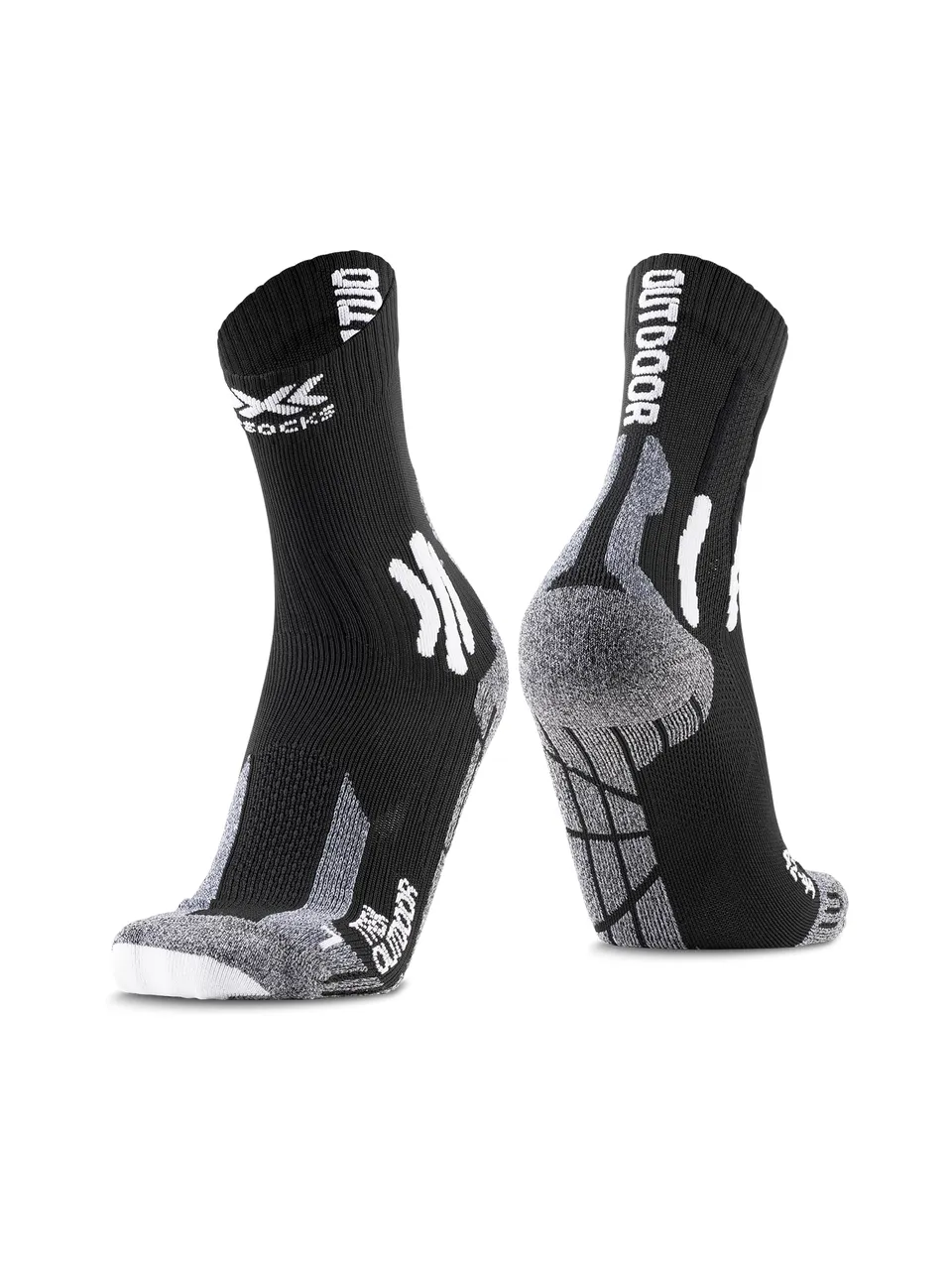 X-Socks Trek Outdoor 4.0 Calzini Trekking Nero/Grigio
