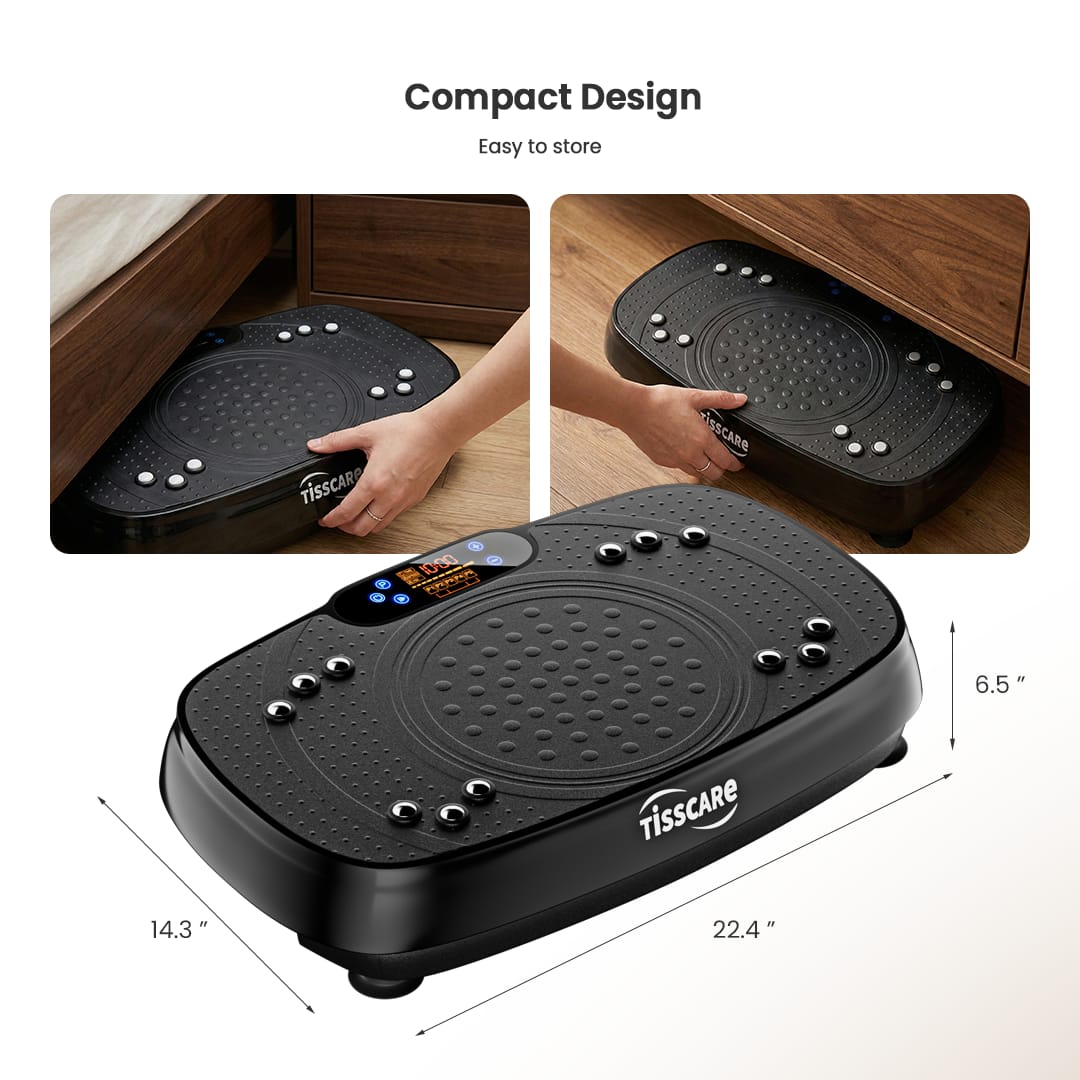 Tisscare Vibration Plate V1 Pedana Vibrante Nero corpo intero