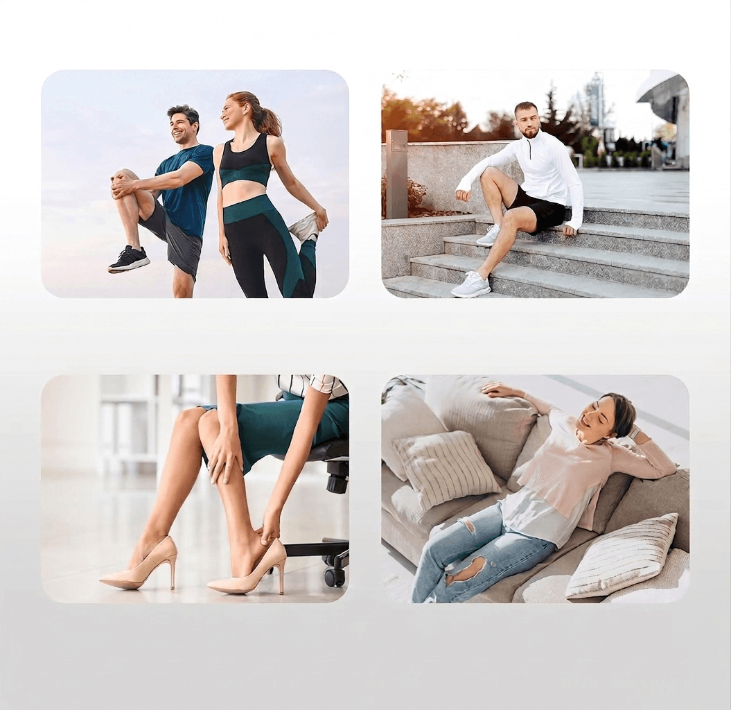 Nekteck Leg Massager Pressoterapia Gambe Calore 6 Modi