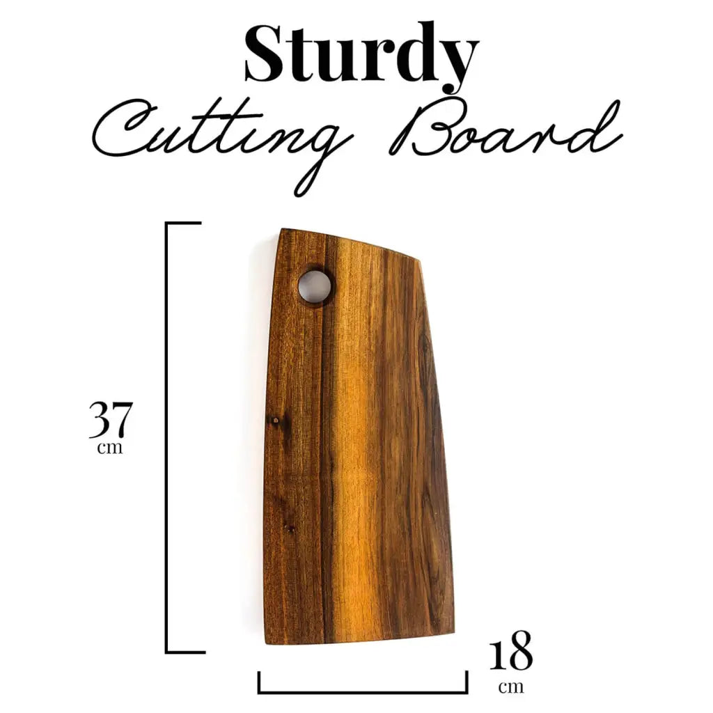 Tuuli Taglieri in legno surf noce 37x18 cm tagliere