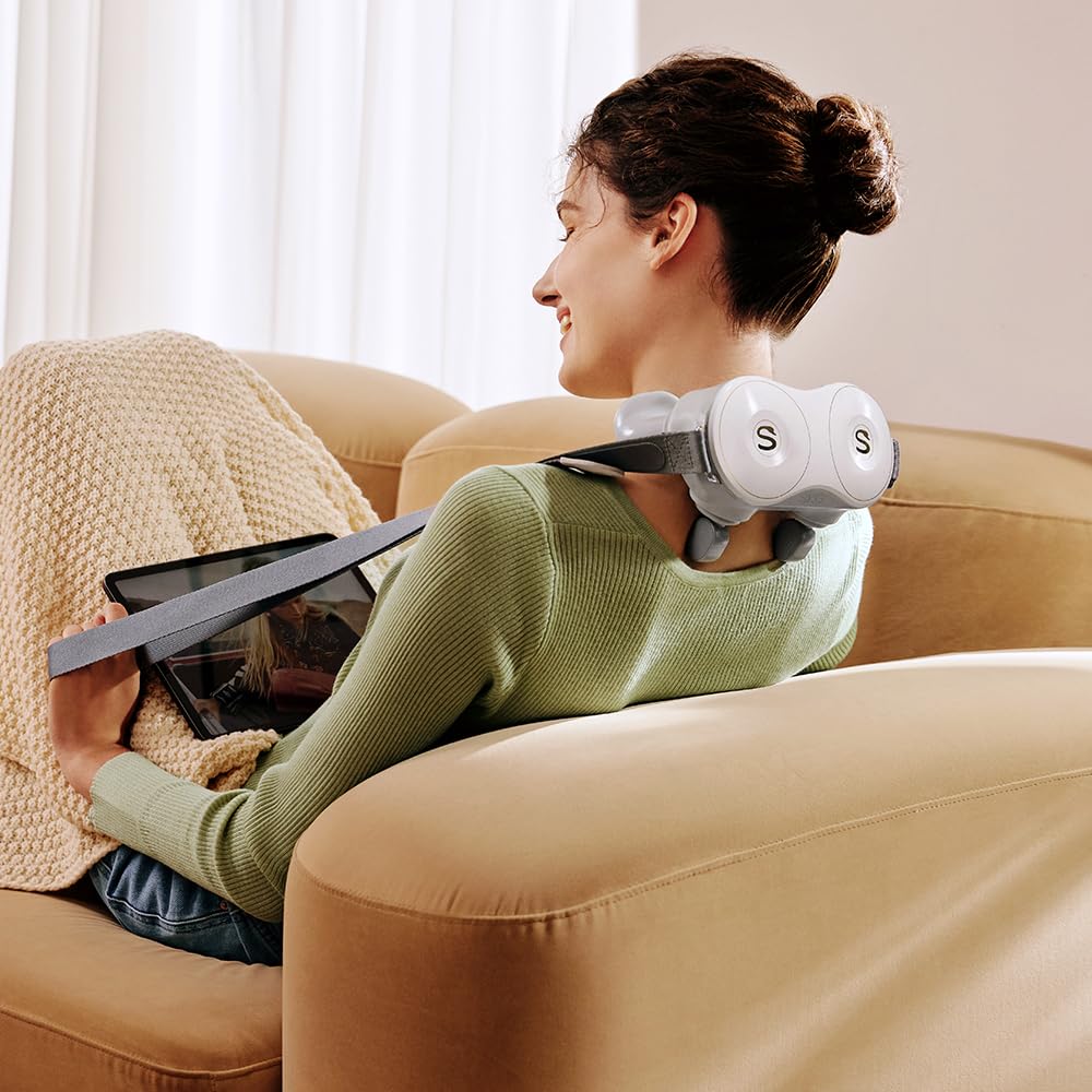 SKG H7-E Neck & Shoulder Massager collo spalle bianco calore