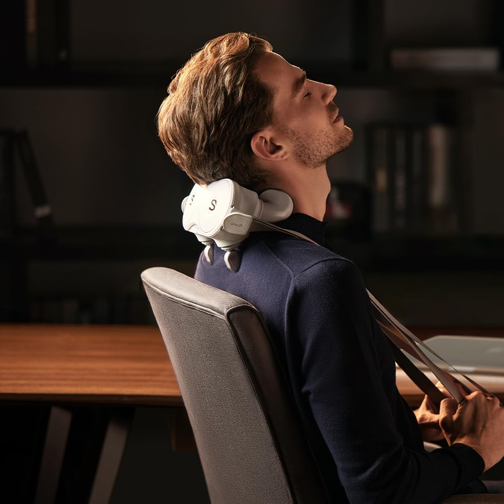 SKG H7-E Neck & Shoulder Massager collo spalle bianco calore