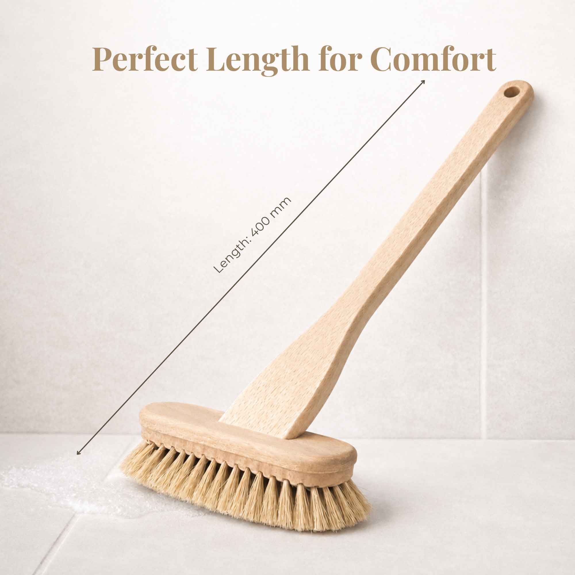 Tuuli Accessori casa Spazzola bagno 40 cm faggio crine