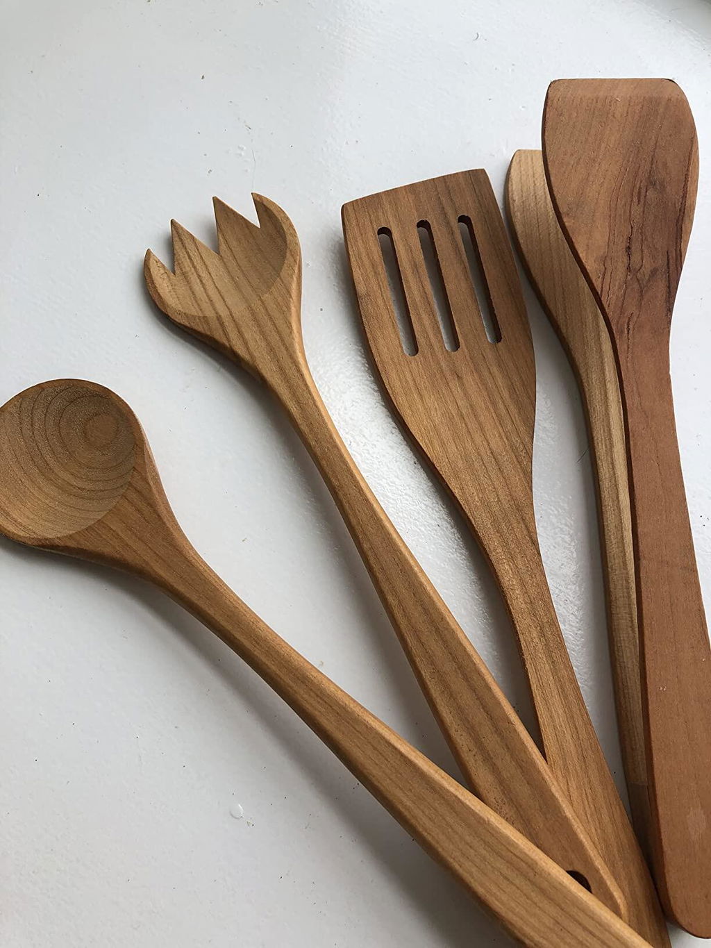 Tuuli Utensili cucina legno ciliegio set 4 pezzi 30 cm