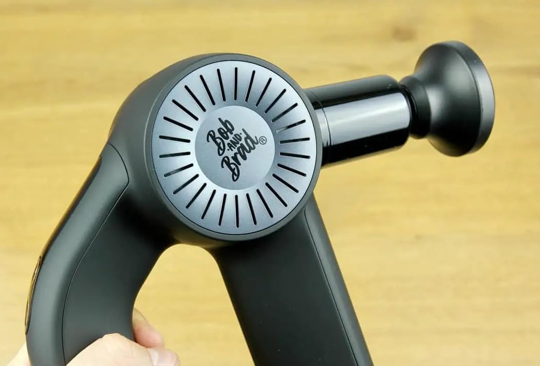 Bob and Brad D6 Pro pistola massaggio nero classico 16mm