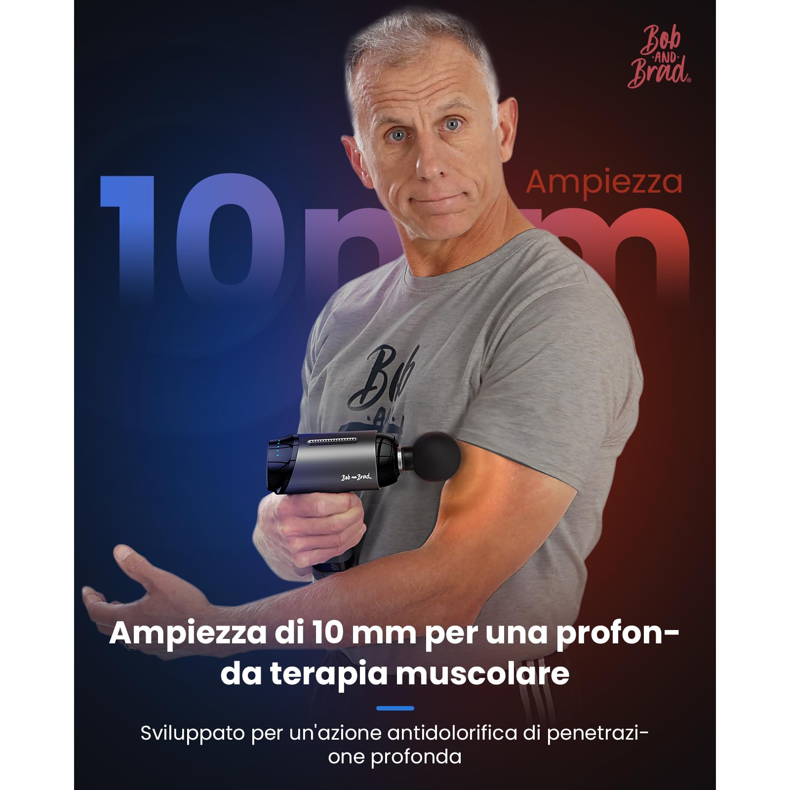 Bob and Brad T2 Pro Pistola Massaggio Caldo e Freddo 4000mAh
