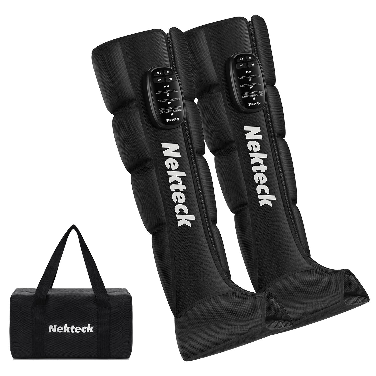 Nekteck Leg Massager stivale compressione cordless coppia