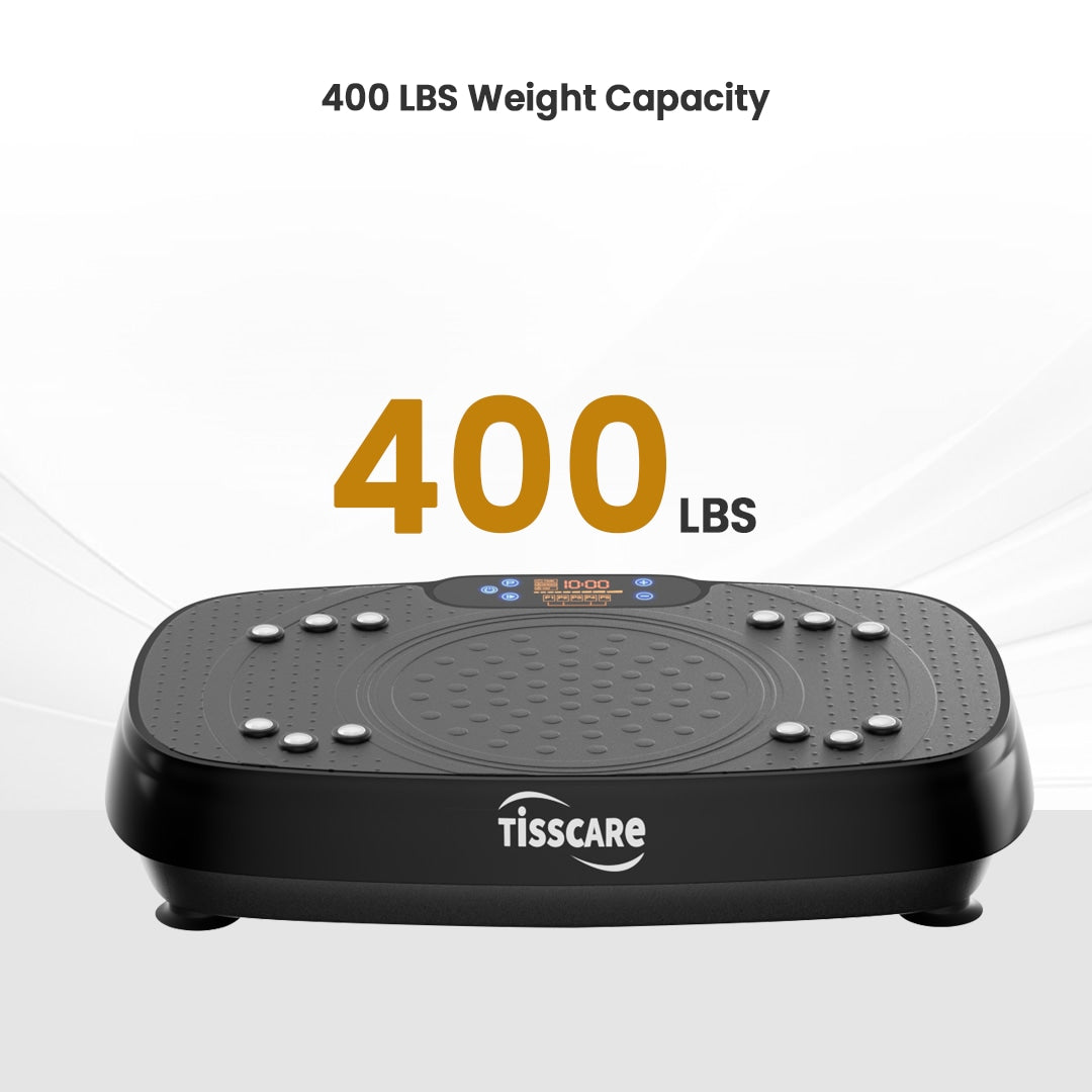 Tisscare Vibration Plate V1 Pedana Vibrante Nero corpo intero