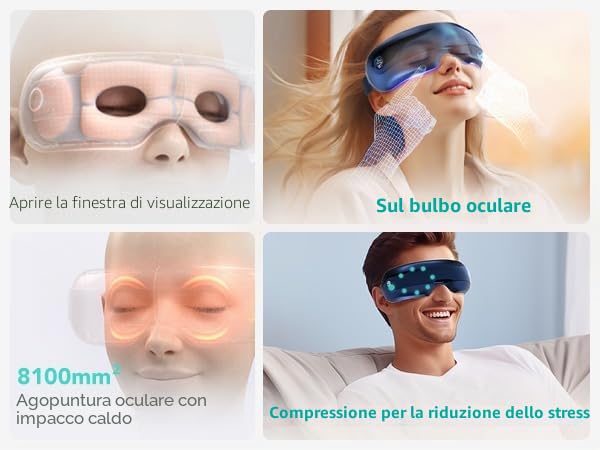 SKG E3 Pro Massaggiatore occhi con calore Bluetooth e musica