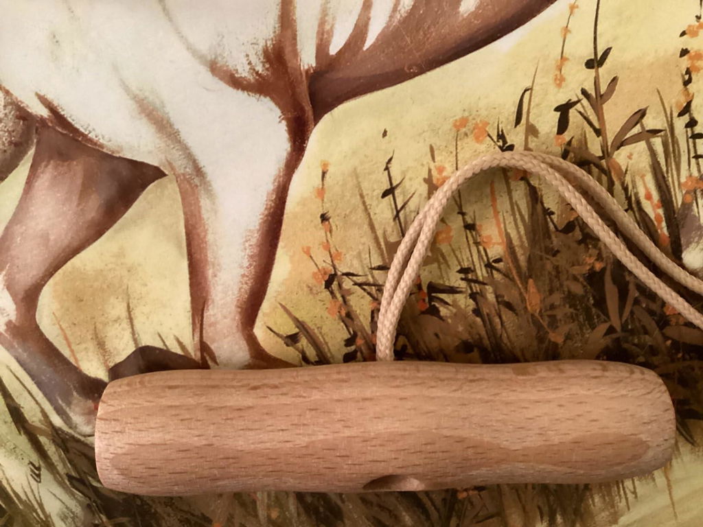 Tuuli Massaggiatori in legno massaggiatore schiena faggio 120 cm corda