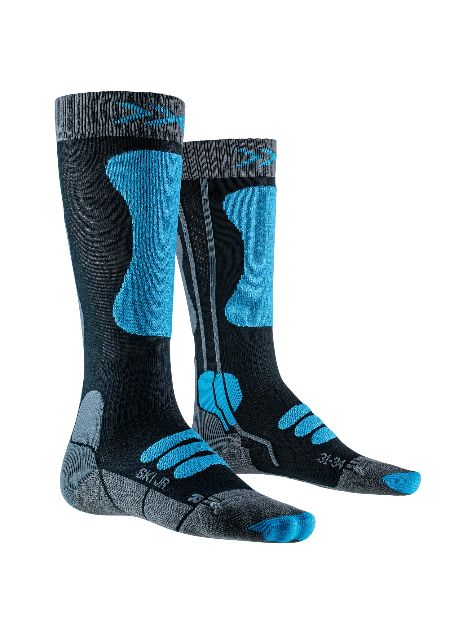 Bionic X-SOCKS Junior 4.0 calze sci 31-34 antracite blu
